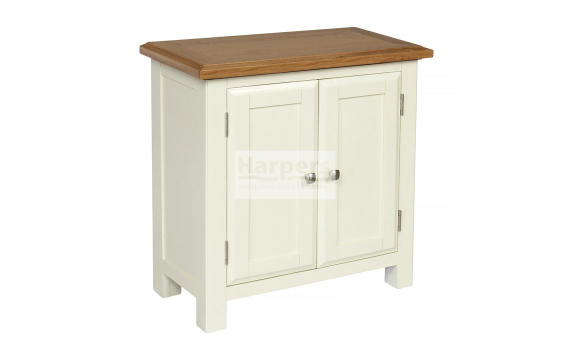 Kent Cream Painted Small 2 Door Cabinet