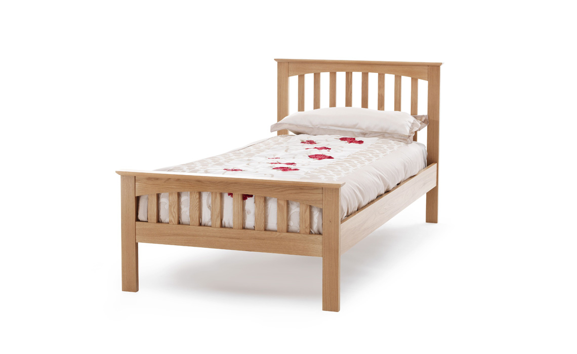 Solid Oak 3ft Single Bed