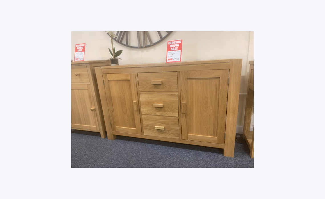 Hudson Oak Sideboard Solid European Oak Beds Mattresses