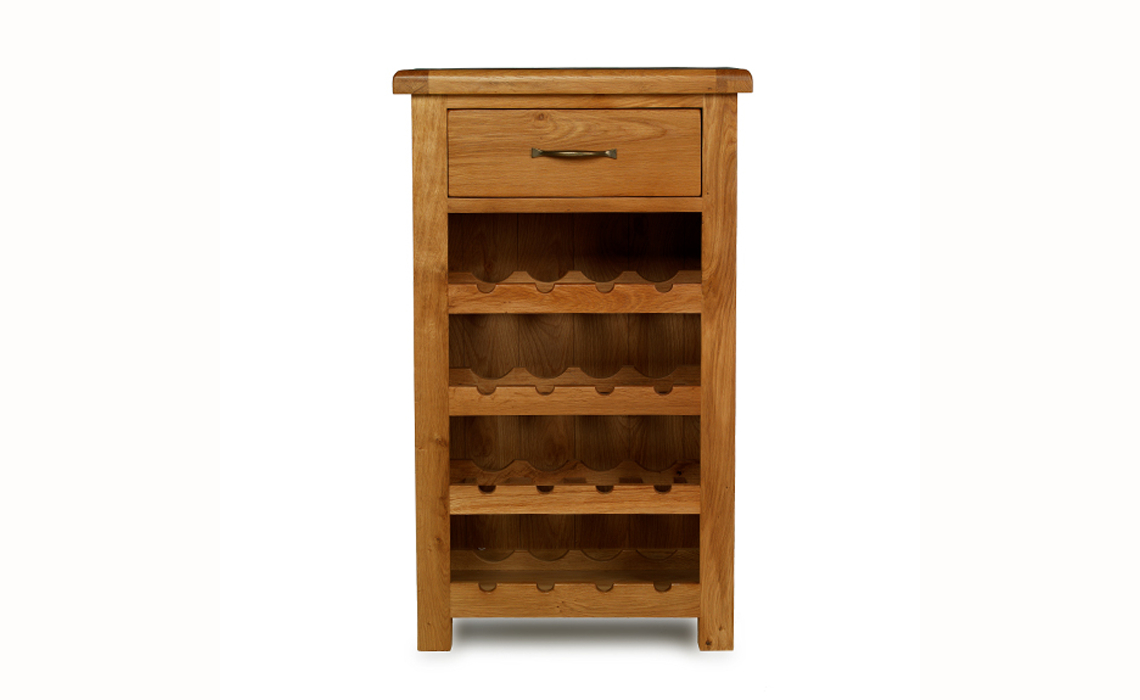 Hollywood Oak Small Wine Cabinet Oak and Oak veneers Beds Mattresses Sofas Furniture Ipswich Suffolk UK