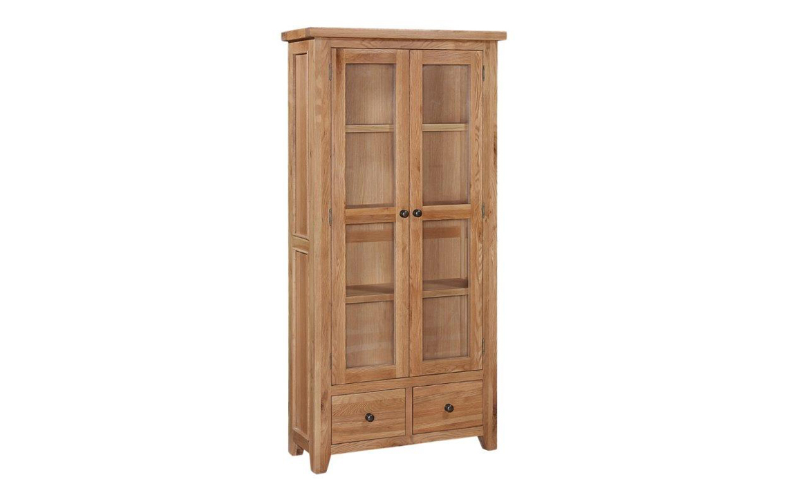 Royal Oak Small Display Cabinet Oak Oak Veneer With Waxed
