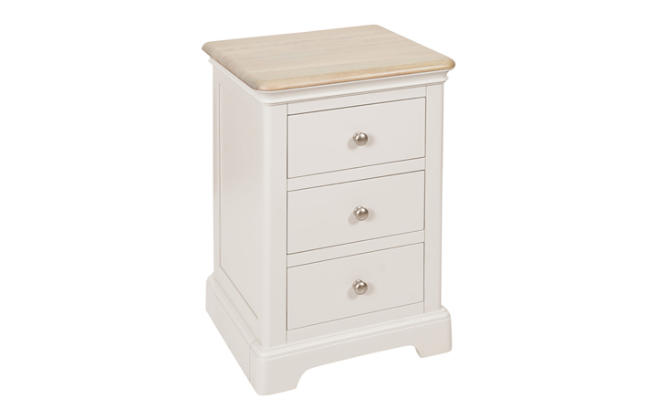 Melford Painted Collection - Various Colours - Melford Painted 3 Drawer Bedside 