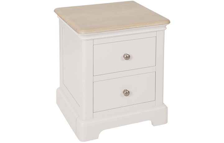 Melford Painted Collection - Various Colours - Melford Painted 2 Drawer Bedside