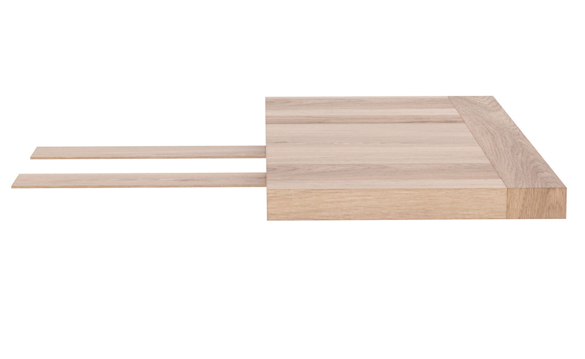 Bassano European Oak Collection - Bassano Oak Table Extension 40cm