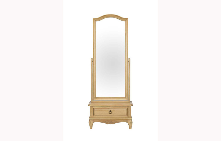 Chateau Solid Mindi Wood Bedroom Collection  - Chateau Solid Mindi Cheval Mirror
