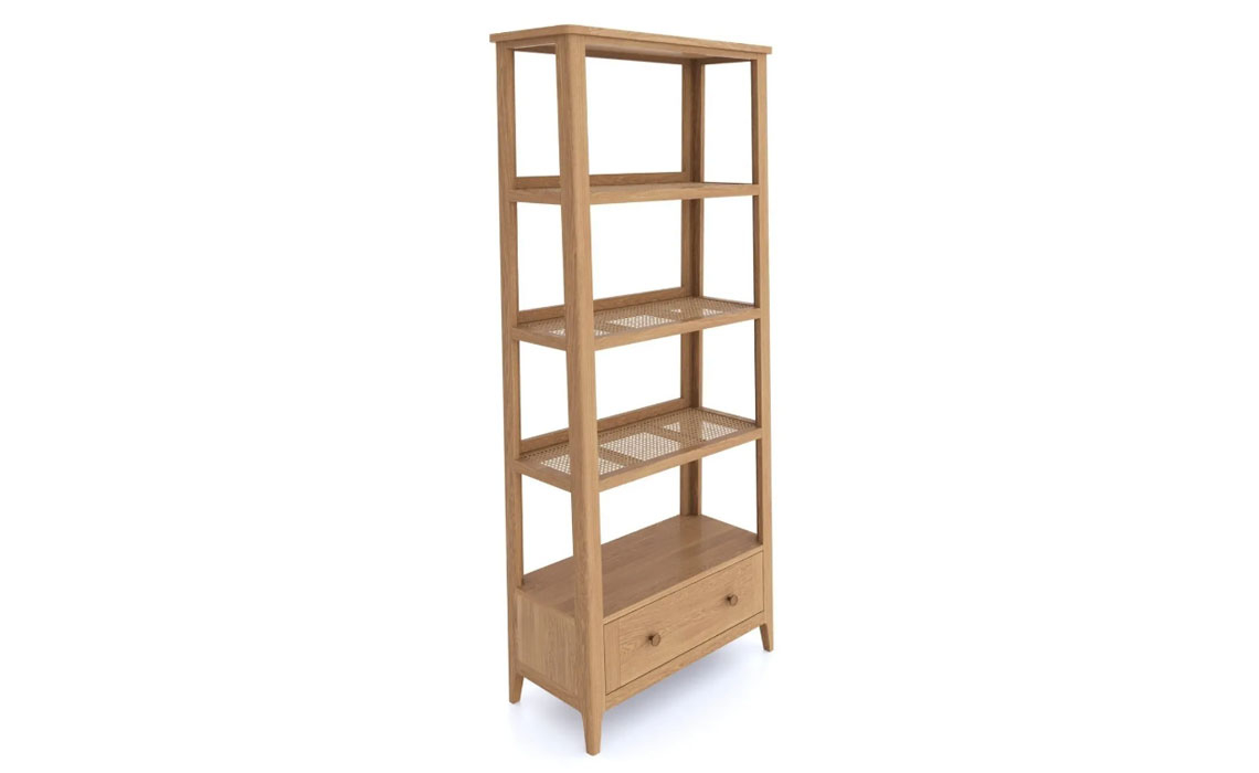 Bookcases - Stockholm Natural Oak Tall Open Bookcase