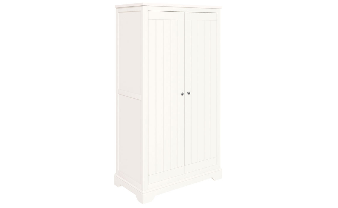 Portland White Painted Collection - Portland White Full Hanging Wardrobe