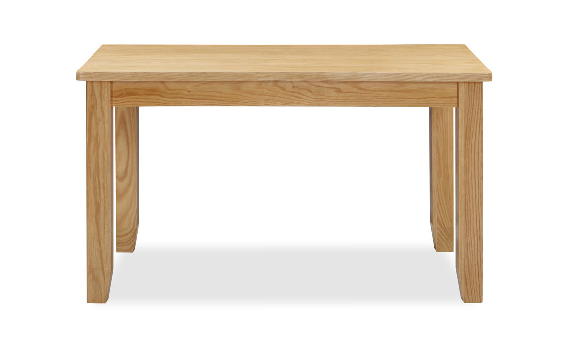 Dining Tables - Olsen Natural Oak 135cm Fixed Top Table