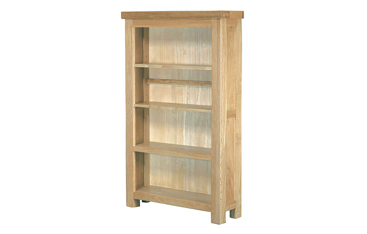 Suffolk Solid Oak Furniture Range - Suffolk Solid Oak Paper Back Bookcase