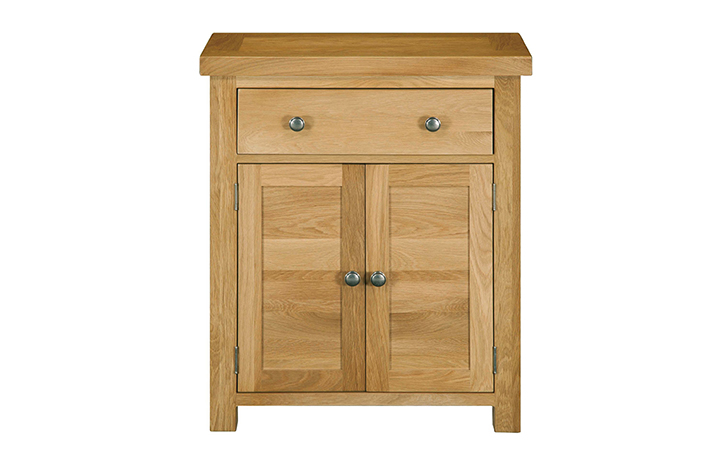 Suffolk Solid Oak Furniture Range - Suffolk Solid Oak 1 Drawer 2 Door Unit