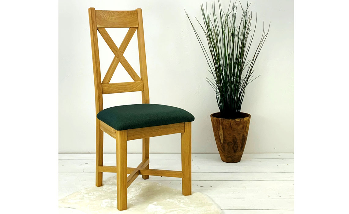 Chairs & Bar Stools - York Solid Oak Exmoor Oak Dining Chair