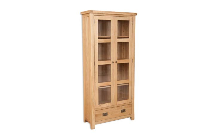 Display Cabinets - Windsor Natural Oak Display Cabinet