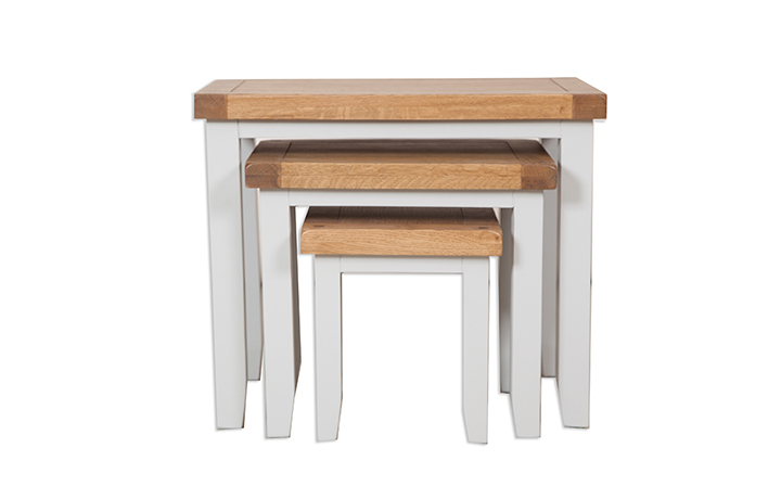 Nested Tables - Henley Grey Painted Nest Of Tables