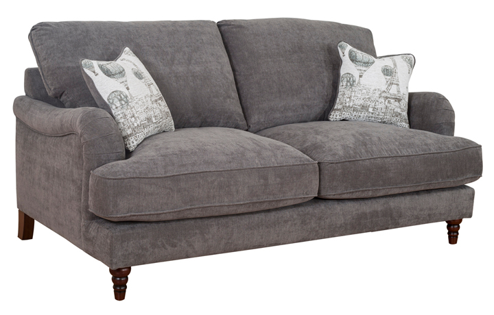 Burley Range - Fabric & Leather - Burley 4 Seater Sofa