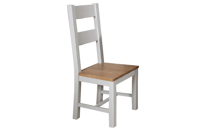 Chairs & Bar Stools - Henley Grey Painted Dining Chair