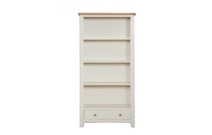 Painted Bookcases - Chelsworth Ivory Painted Large Bookcase