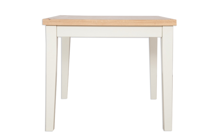 Painted Dining Tables - Chelsworth Ivory Painted 90cm Square Dining Table
