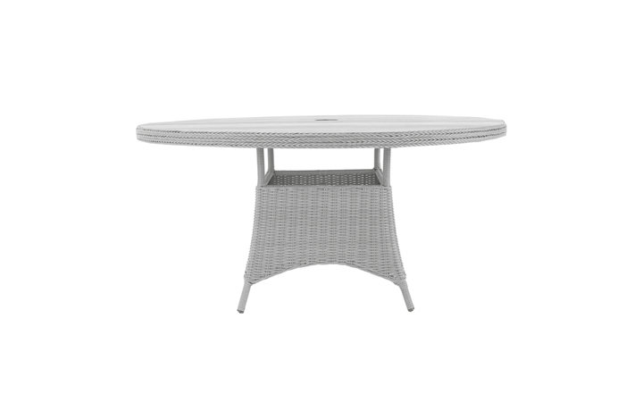 Daro - Santorini Mixed Grey Or Vintage Lace Outdoor Collection - Santorini Mixed Grey Round Dining Table 140cm