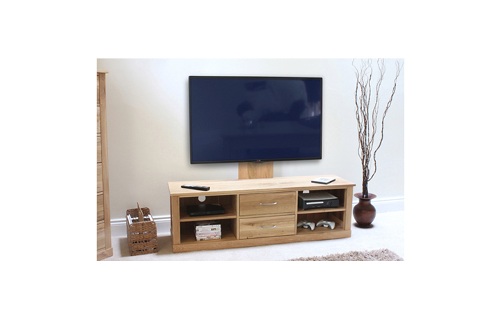 Pacific Oak Furniture Range - Pacific Oak Mounted Television Cabinet