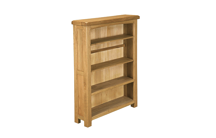 Norfolk Solid Oak Furniture Range - Norfolk Rustic Solid Oak Paperback Bookcase