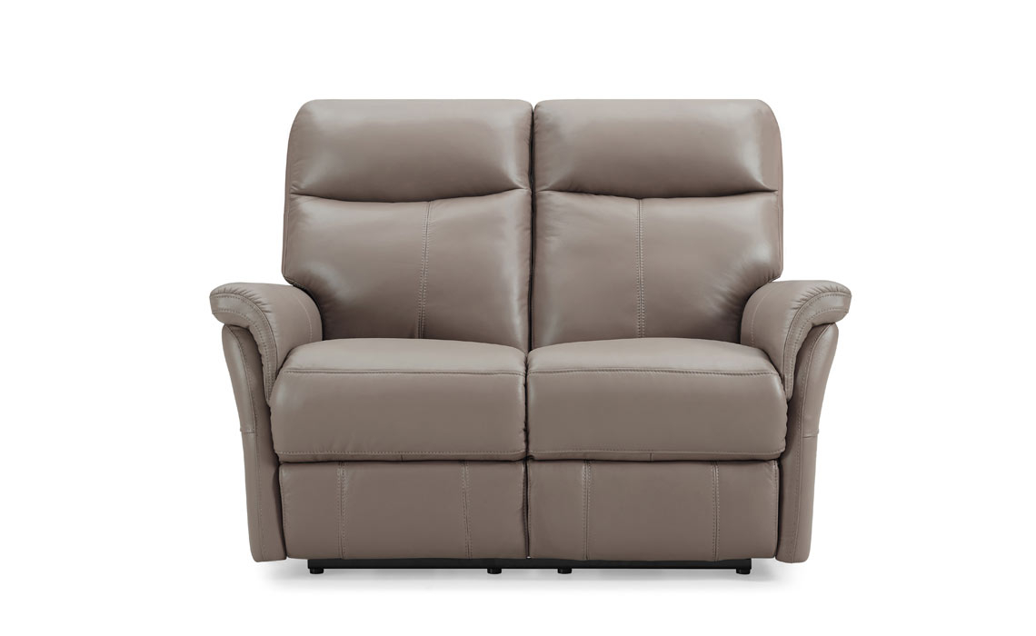 Vienna Leather & Fabric Range - Vienna Fixed or Manual Reclining 2 Seater Sofa