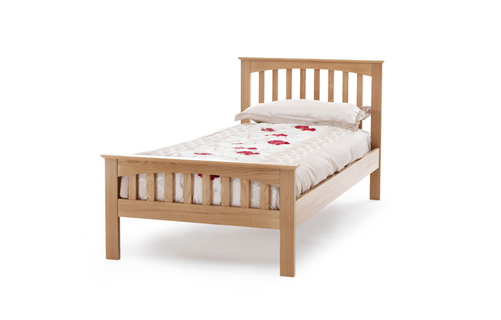 Beds & Bed Frames - Archie Solid Oak 3ft Single Bed Frame