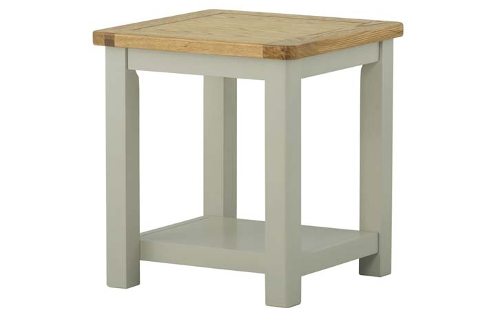 Coffee & Lamp Tables - Pembroke Stone Painted Lamp Table 