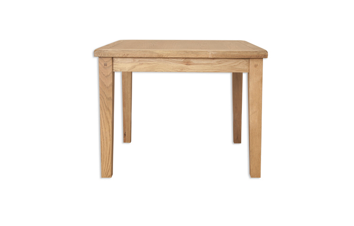 Oak Dining Tables - Windsor Rustic Oak 90cm Square Dining Table