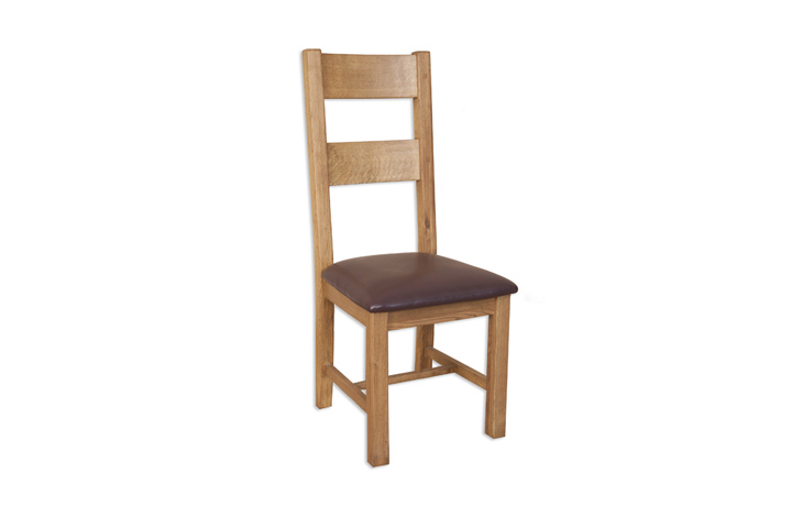 Chairs & Bar Stools - Windsor Rustic Oak Dining Chair