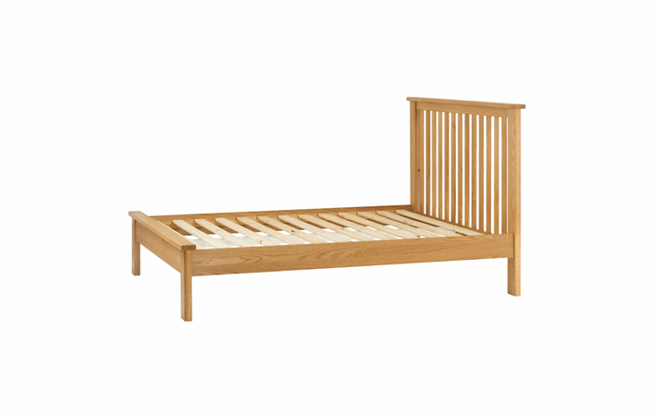 4ft6 Double Hardwood Bed Frames - Pembroke Oak 4ft6 Double Bed Frame