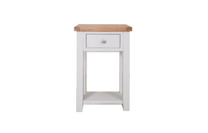 Henley Grey Painted Collection - Henley Grey Painted 1 Drawer Console Table