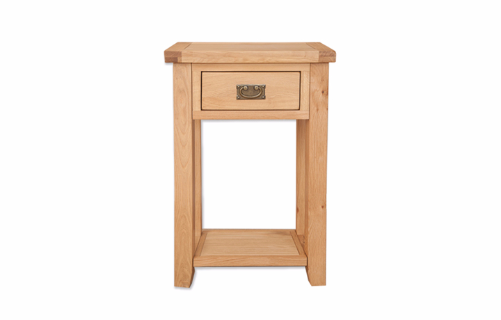Consoles - Windsor Natural Oak 1 Drawer Console Table
