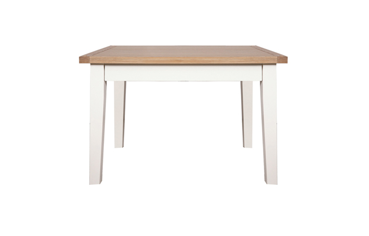 Painted Dining Tables - Henley White Painted 90cm Square Dining Table