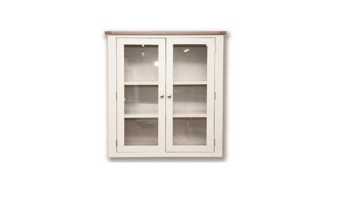 Dresser Tops & Larder Units - Henley White Painted Small Dresser Top