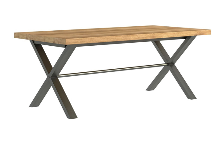 Industrial Dining Tables - Native Oak 190cm Dining Table
