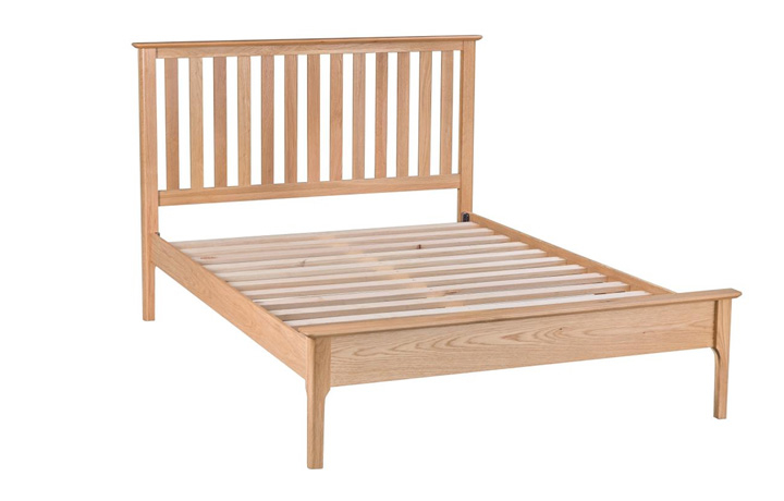 3ft Single Hardwood Bed Frames - Odense Oak 3ft Single Slatted Bed Frame