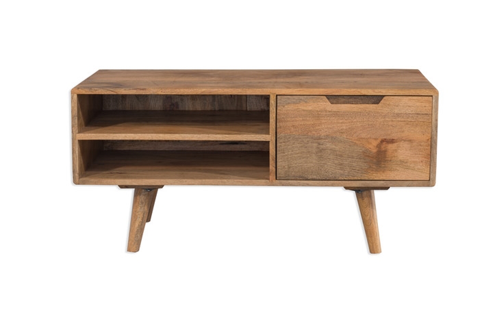 Malmo Solid Mango Wood  - Malmo Mango Coffee Table / TV Cabinet
