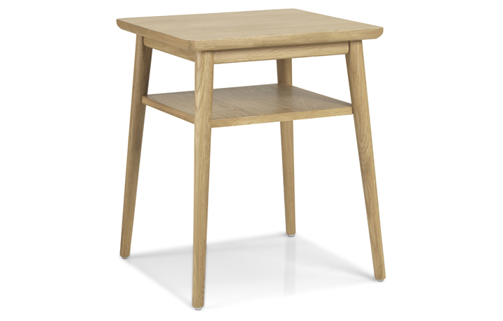 Coffee & Lamp Tables - Nordic Solid Oak Lamp Table