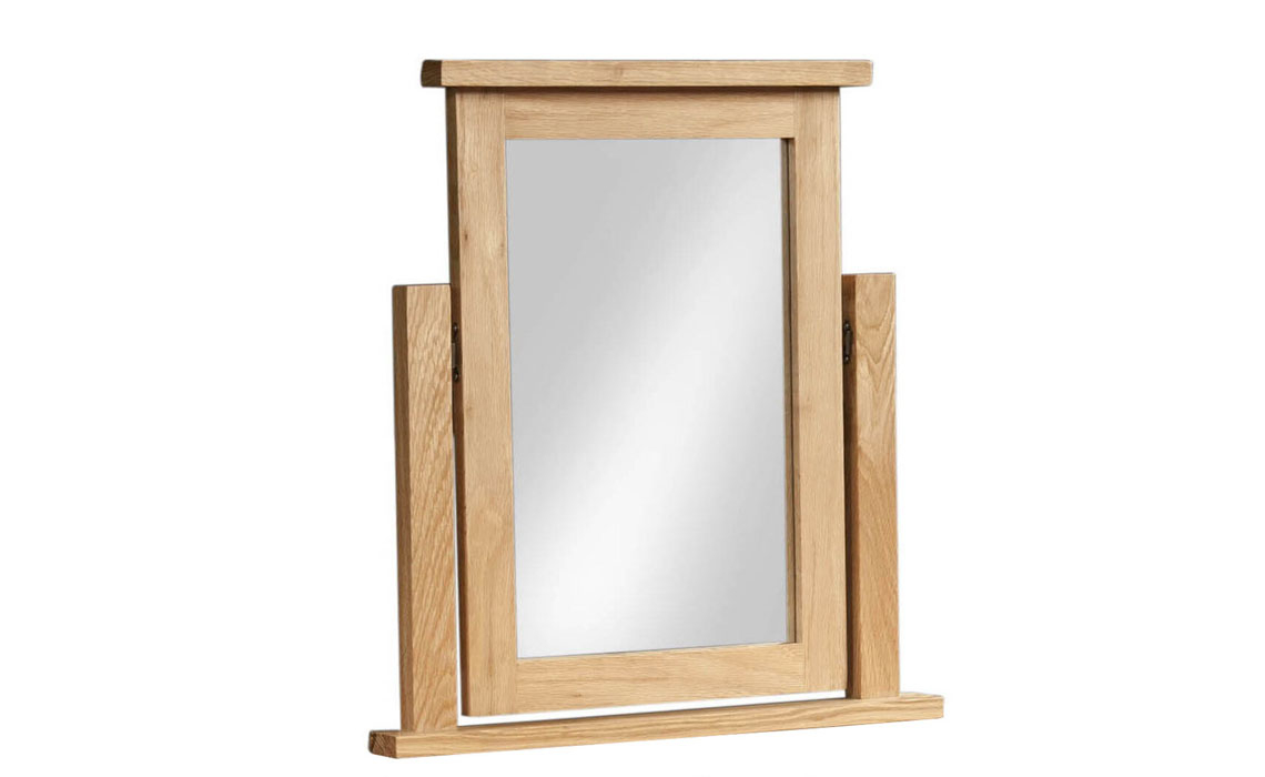 Oak Mirrors - Lavenham Oak Dressing Table Mirror 