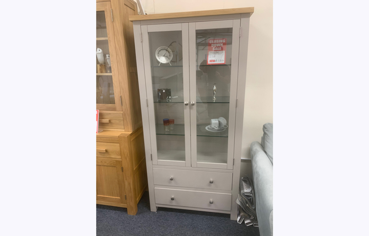 Clearance Furniture - Lavenham Painted Truffle Display Cabinet 