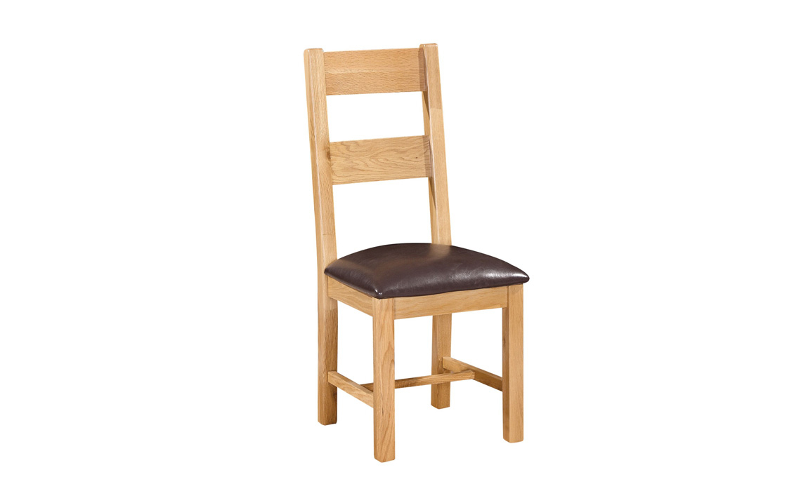 Lavenham Oak Furniture Collection - Lavenham Ash Ladder Back Chair