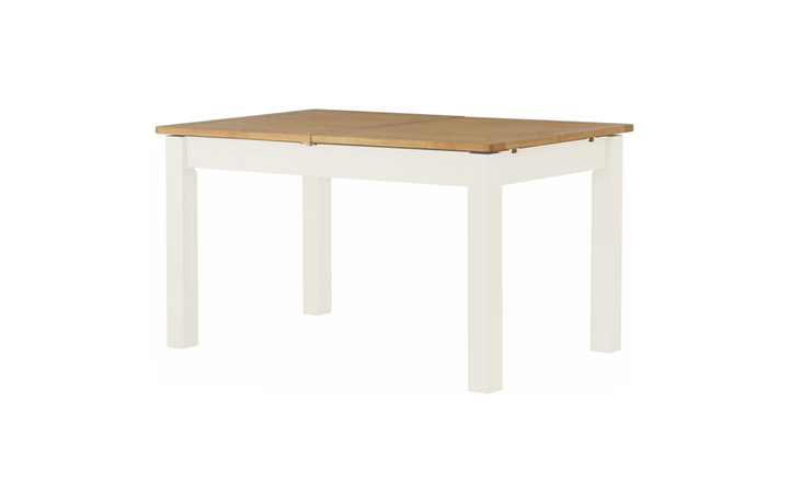 Painted Dining Tables - Pembroke White Painted 140-180 cm Extending Dining Table