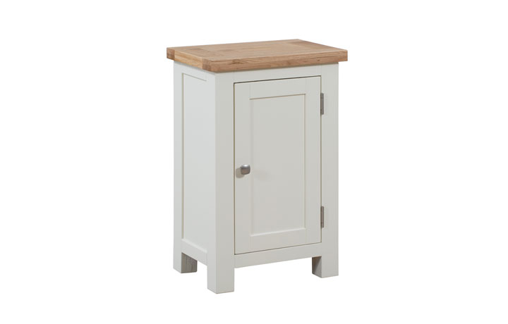 Lavenham Ivory, White, Cobblestone & Raven Painted Furniture Collection - Lavenham Painted 1 Door Cabinet