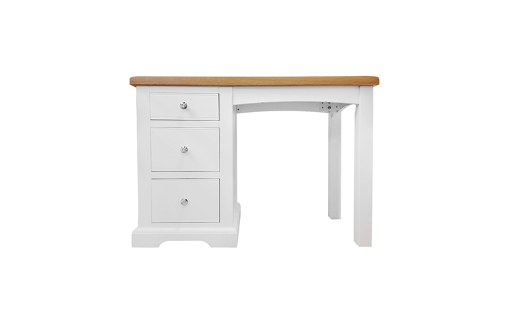Suffolk Painted Collection White & Grey  - Suffolk Painted Single Dressing Table