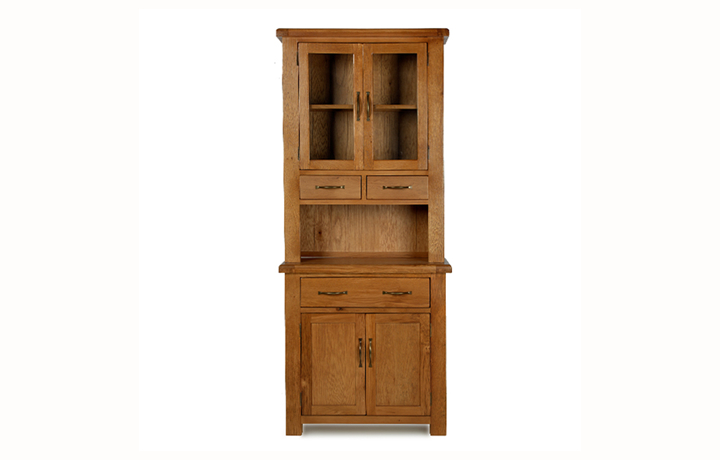 Small Oak Dresser Tops - Hollywood Oak Petite Dresser Base & Top 