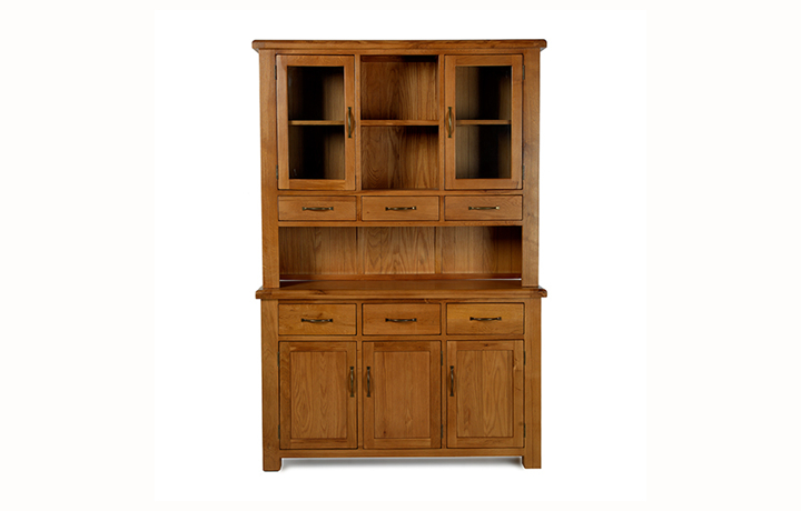 Large Oak Dresser Tops - Hollywood Oak Medium Dresser Base & Top 