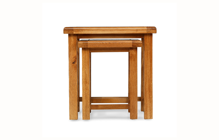 Hollywood Oak Furniture Collection - Hollywood Oak Nest of 2 Tables