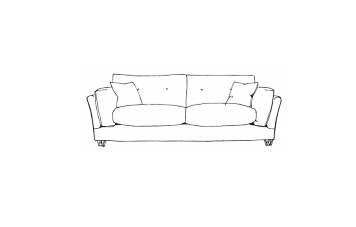  4 Seater Sofas - Slouch Extra Large Sofa