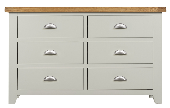 Eden Grey Painted Collection - Eden Grey Painted 6 Drawer Chest