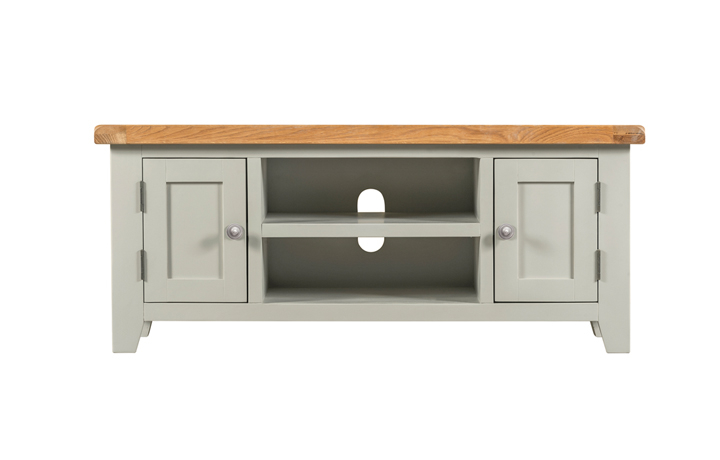 Eden Grey Painted Collection - Eden Grey Painted Extra Large TV Unit